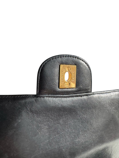 CHANEL Lambskin Quilted Jumbo Single Flap Bag