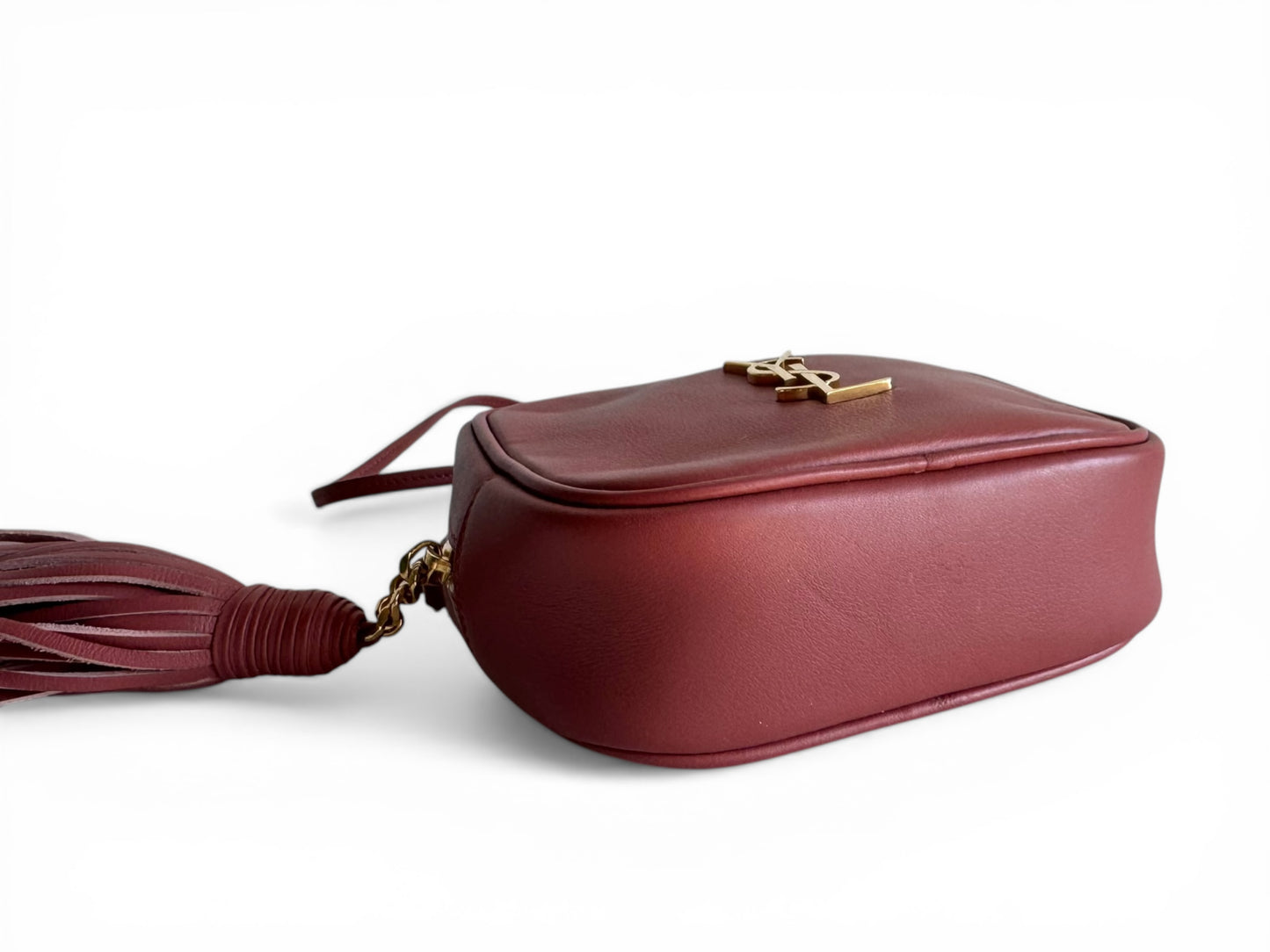 SAINT LAURENT Nappa Monogram Blogger Bag