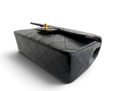 CHANEL Lambskin Quilted Small Double Flap