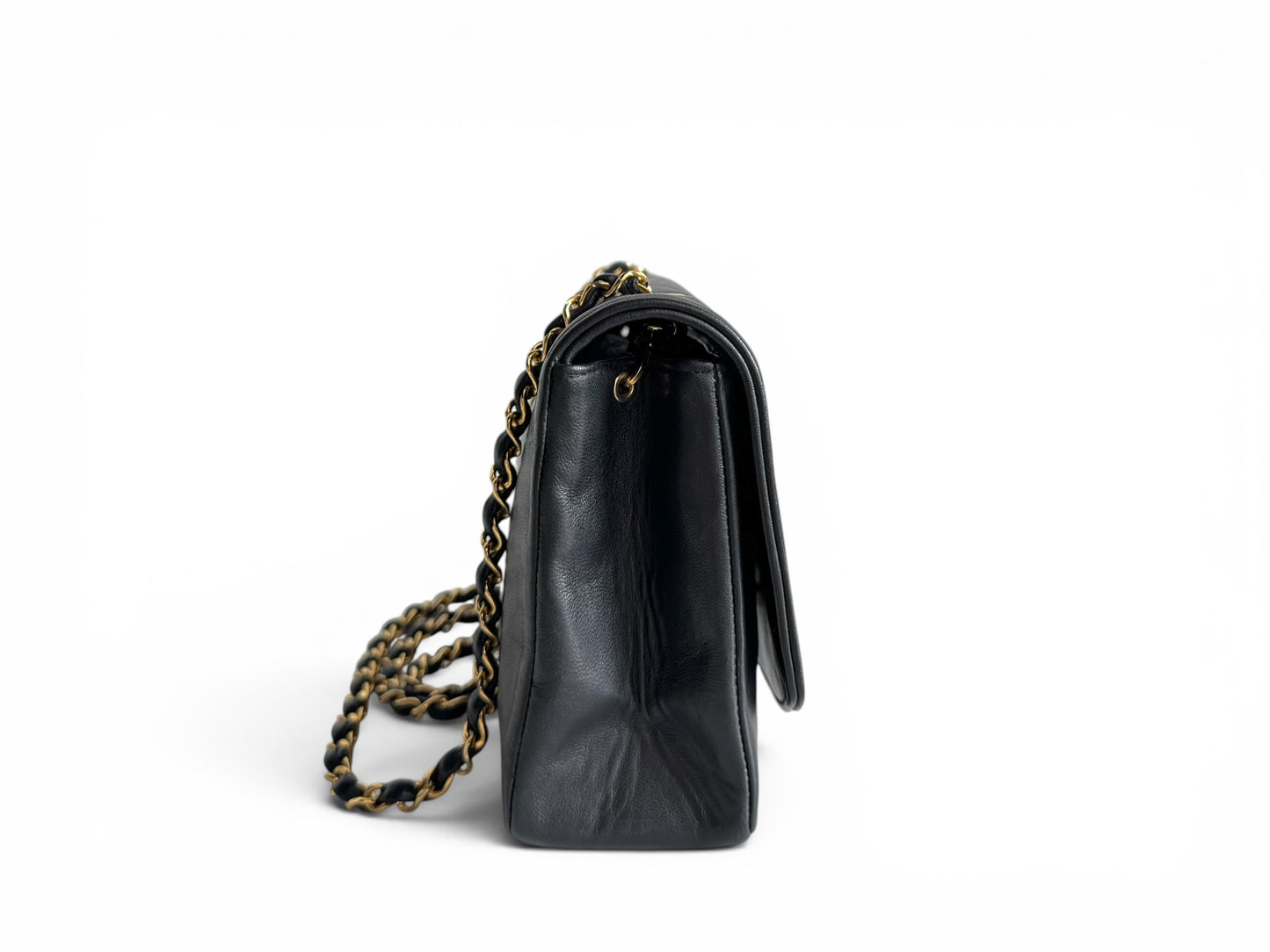CHANEL Lambskin Diana Quilted Medium Single Flap