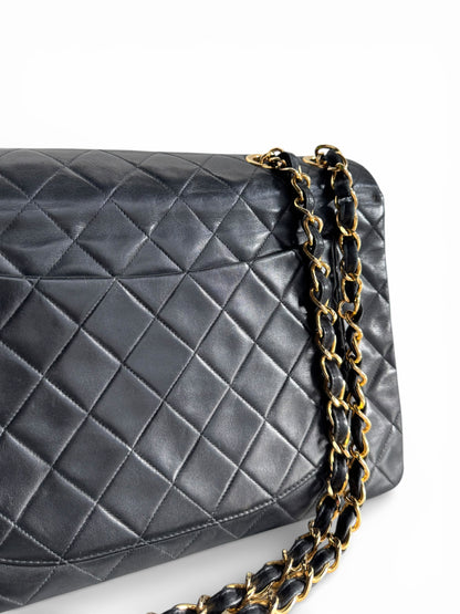CHANEL Lambskin Quilted XL Jumbo Single Flap Bag