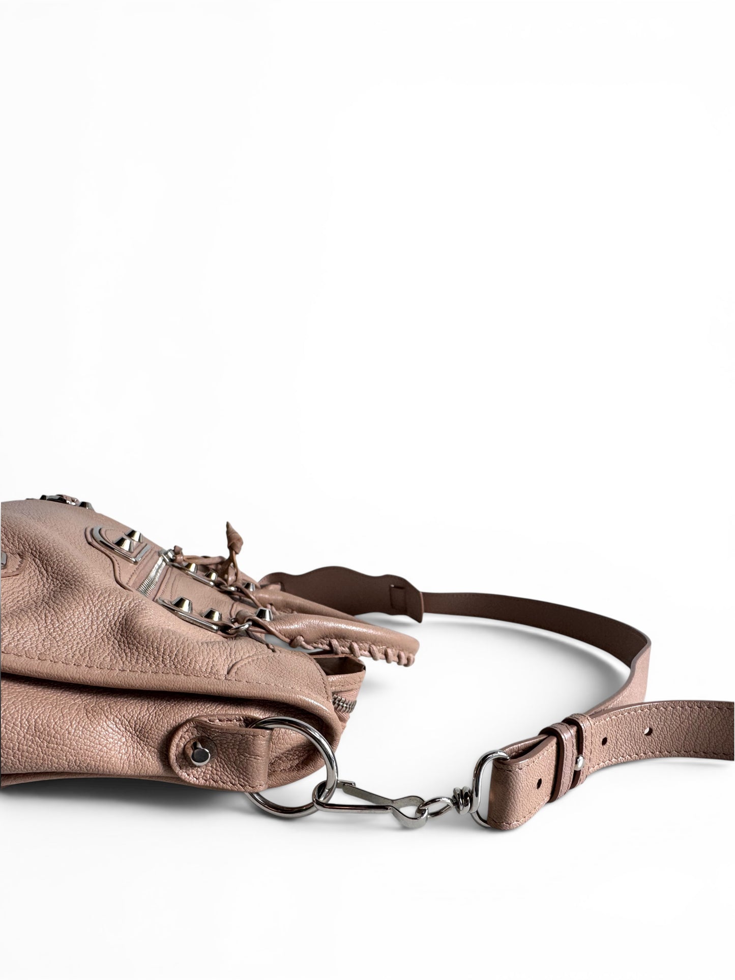 BALENCIAGA Chevre Gold Metallic Edge Hardware Bag