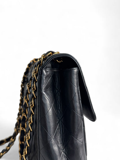 CHANEL Medium Lambskin Matelasse Single Flap Chain Bag