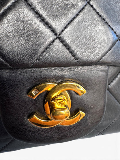 CHANEL Lambskin Quilted Small Double Flap