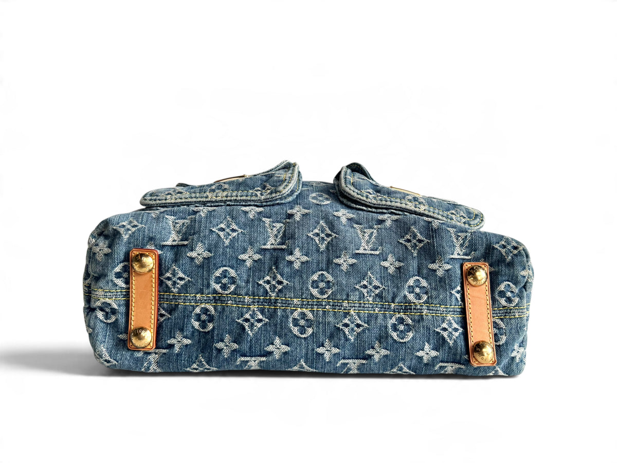 LOUIS VUITTON Denim Baggy GM