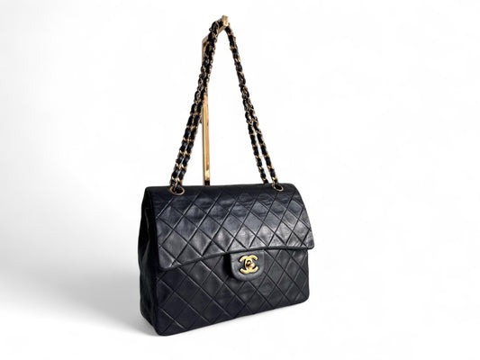 CHANEL Lambskin Classic Medium Double Flap