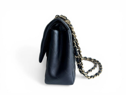 CHANEL Lambskin Quilted Jumbo Double Flap