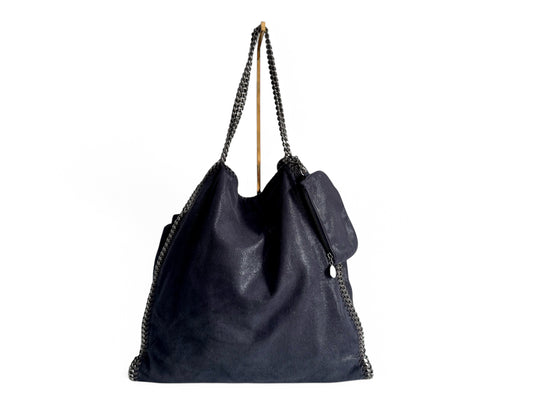 STELLA MCCARTNEY Shaggy Deer Falabella Fold Over Tote