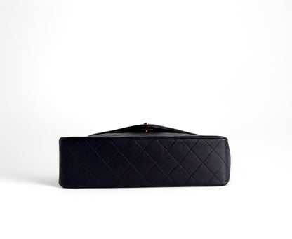 CHANEL Lambskin Diamond Stitch Envelope Single Flap