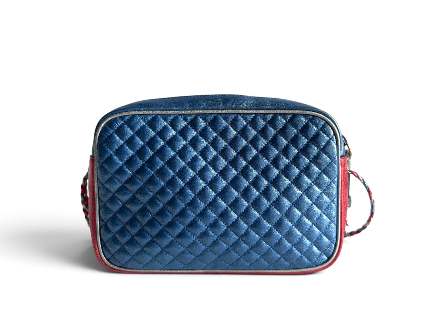 GUCCI Laminated Nappa Trapuntata Small Zumi Shoulder Bag