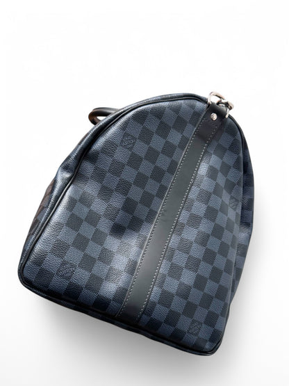 LOUIS VUITTON Damier Graphite Keepall Bandouliere 55