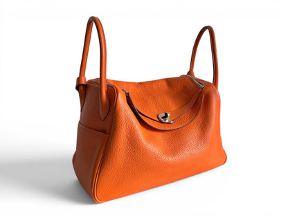 HERMES Taurillon Clemence Lindy 34