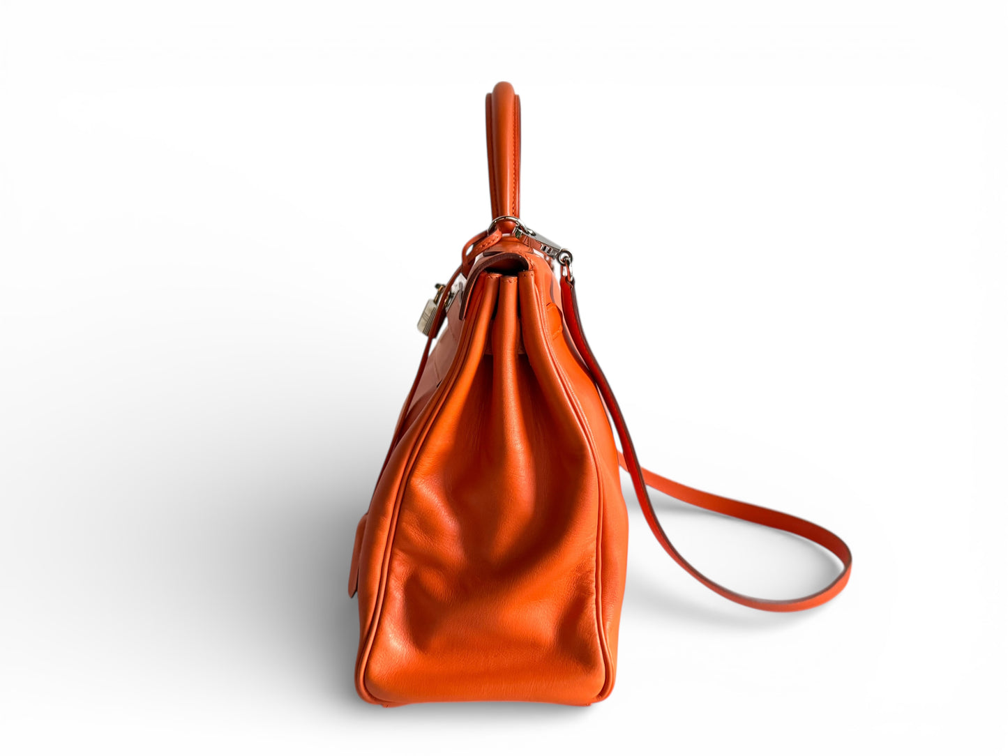 HERMÈS Kelly 32 Gulliver Orange