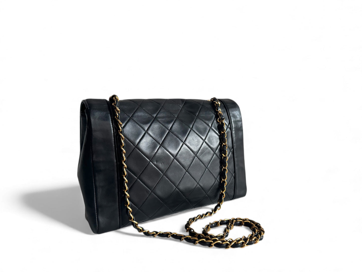 CHANEL Lambskin Black Flap Bag