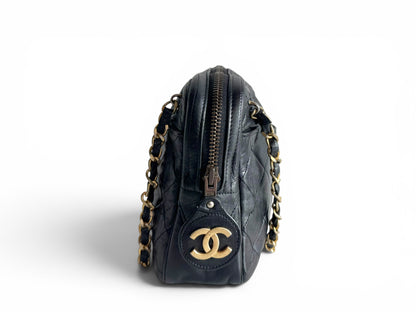CHANEL Vintage Quilted Camera Bag