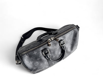 LOUIS VUITTON Eclipse Reverse Keepall Bandouliere Bag