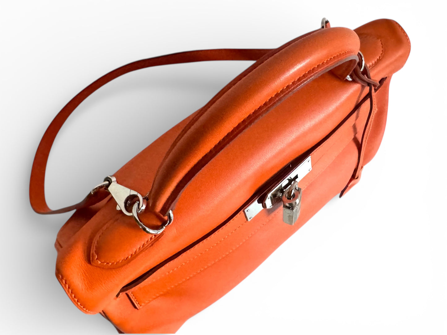 HERMÈS Kelly 32 Gulliver Orange