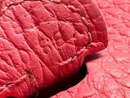 HERMÈS Taurillon Clemence Allegro Evelyne TPM Rose Tasche