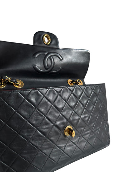 CHANEL Lambskin Quilted XL Jumbo Single Flap Bag