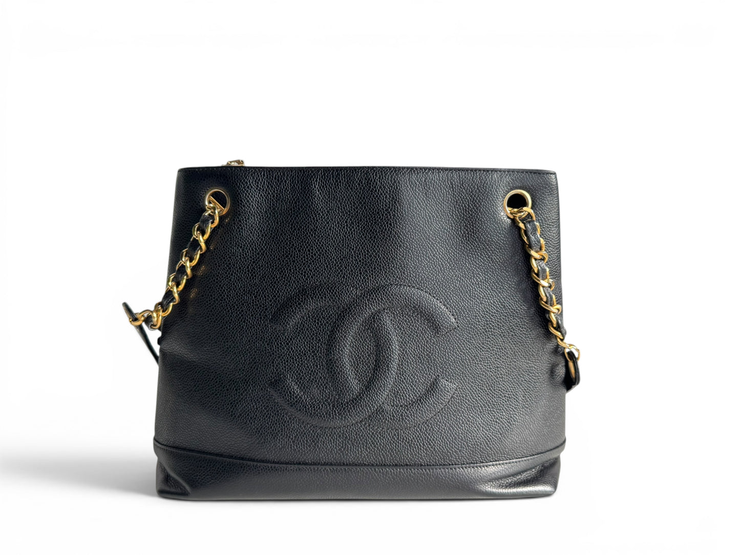 CHANEL Caviar CC Shoulder Bag