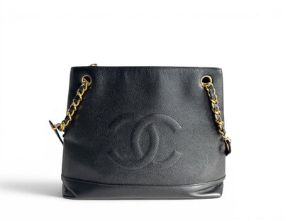 CHANEL Caviar CC Shoulder Bag