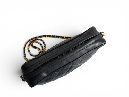CHANEL Quilted Small Diamond CC Camera Bag