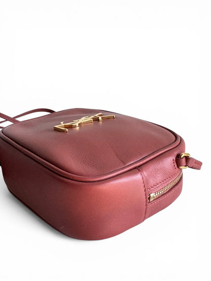 SAINT LAURENT Nappa Monogram Blogger Bag