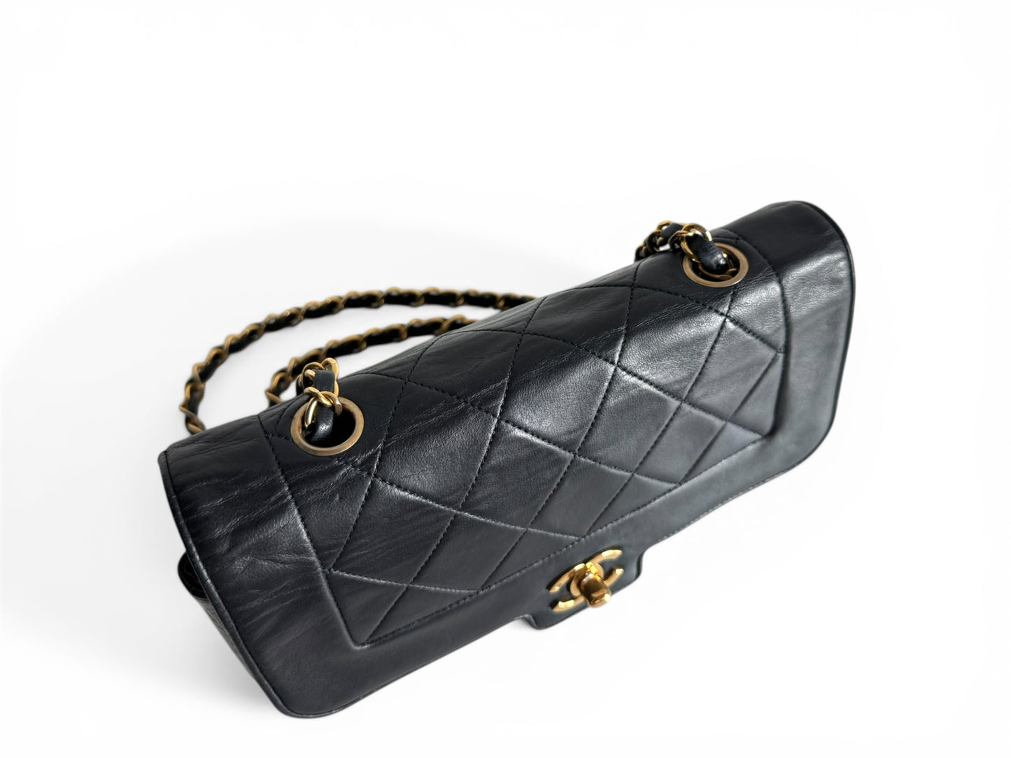 CHANEL Lambskin Small Diana Flap