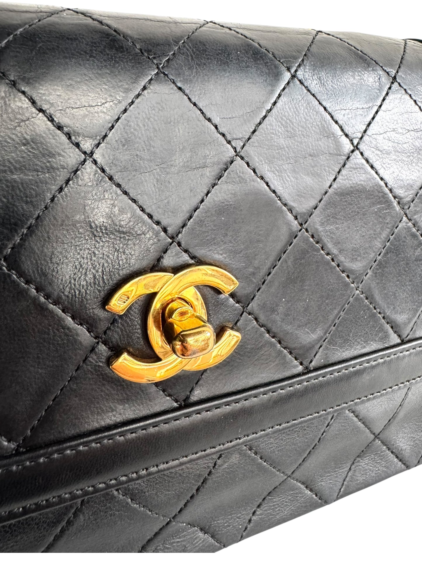 Chanel Lambskin Single Flap Bag