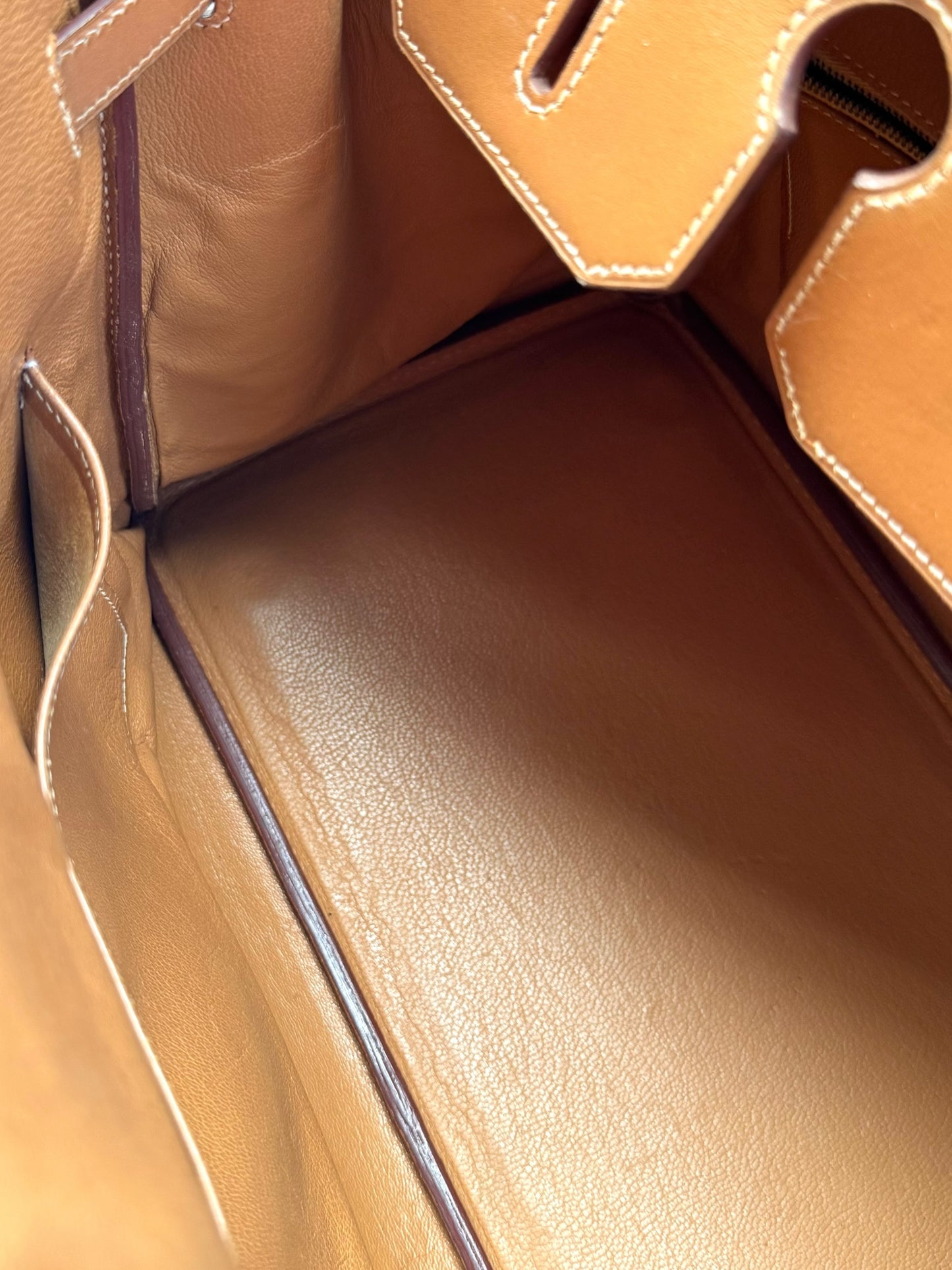 HERMÈS Box Birkin 35 Natural