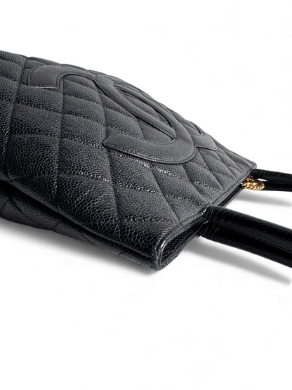 CHANEL Caviar Quilted Medallion Tote