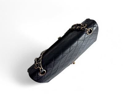 CHANEL Lambskin Quilted Medium Single Flap