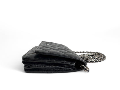CHANEL Caviar Quilted Wallet on Chain WOC