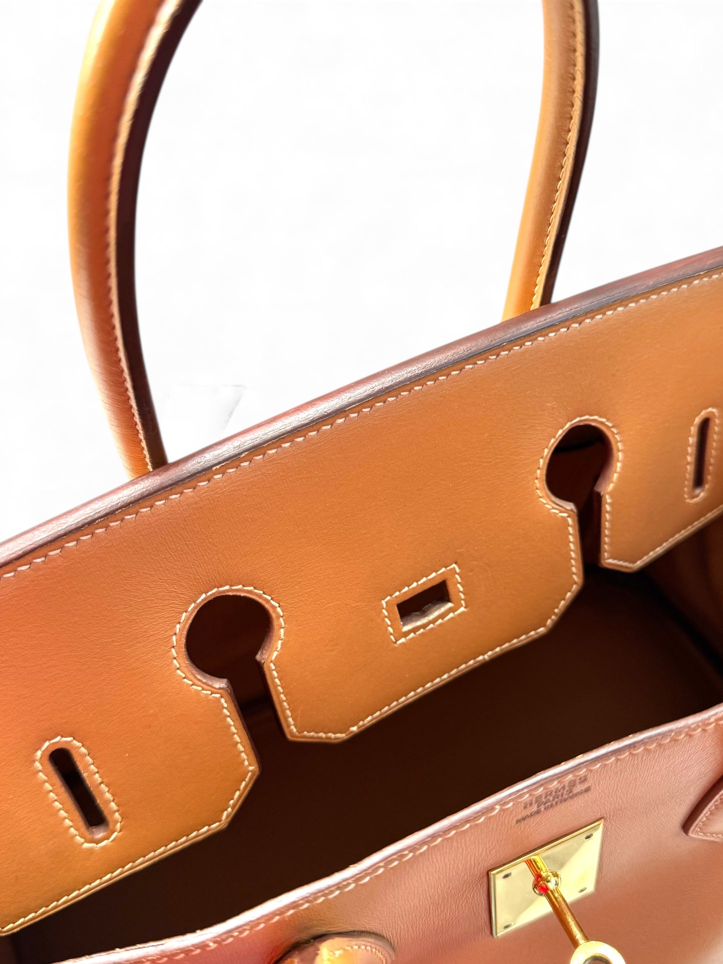 HERMÈS Box Birkin 35 Natural