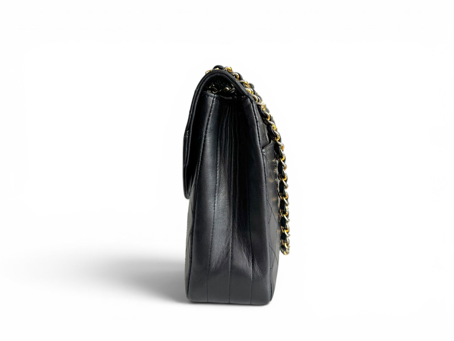 CHANEL Lambskin Quilted Medium Single Flap