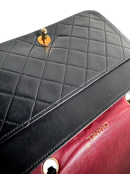 CHANEL Vintage Single Flap Bag Black