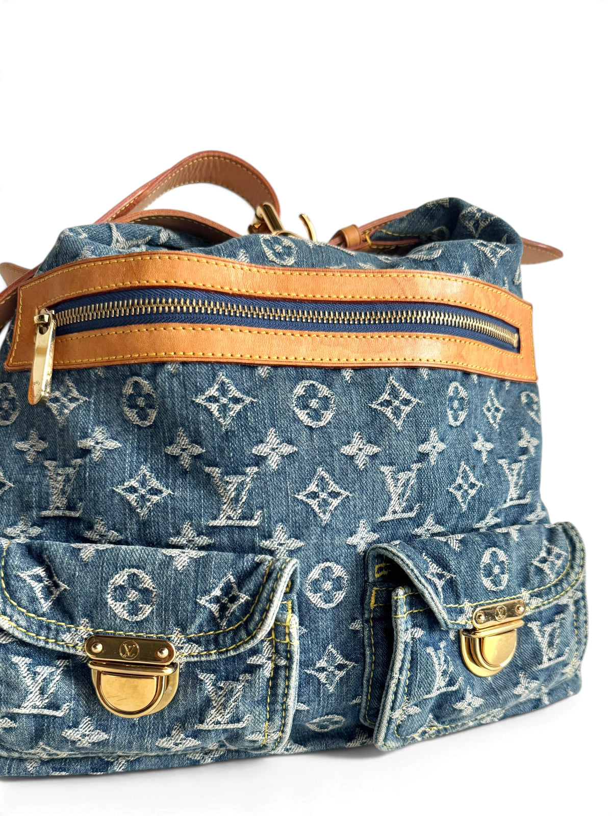 LOUIS VUITTON Denim Baggy GM