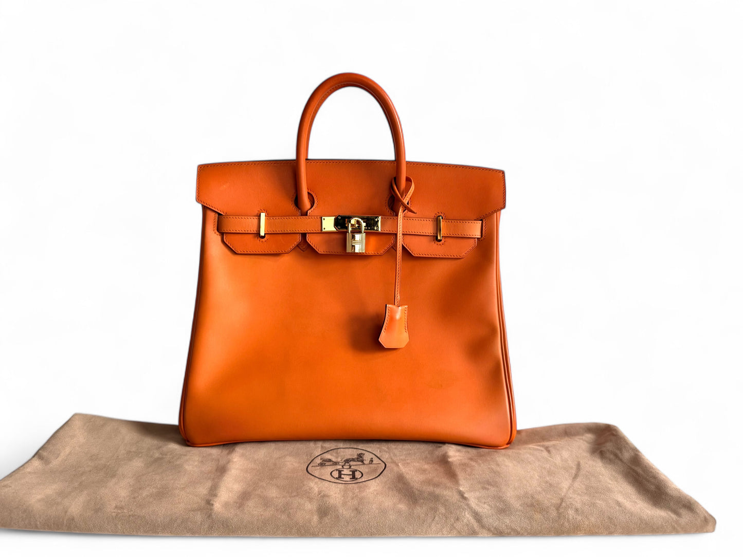 HERMES Box Calfskin Leather HAC Birkin 32