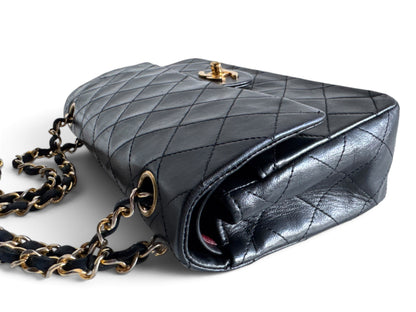 CHANEL Lambskin Quilted Small Double Flap