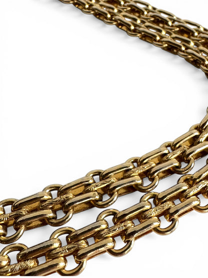 CHANEL Lambskin Medium Mademoiselle Double Flap