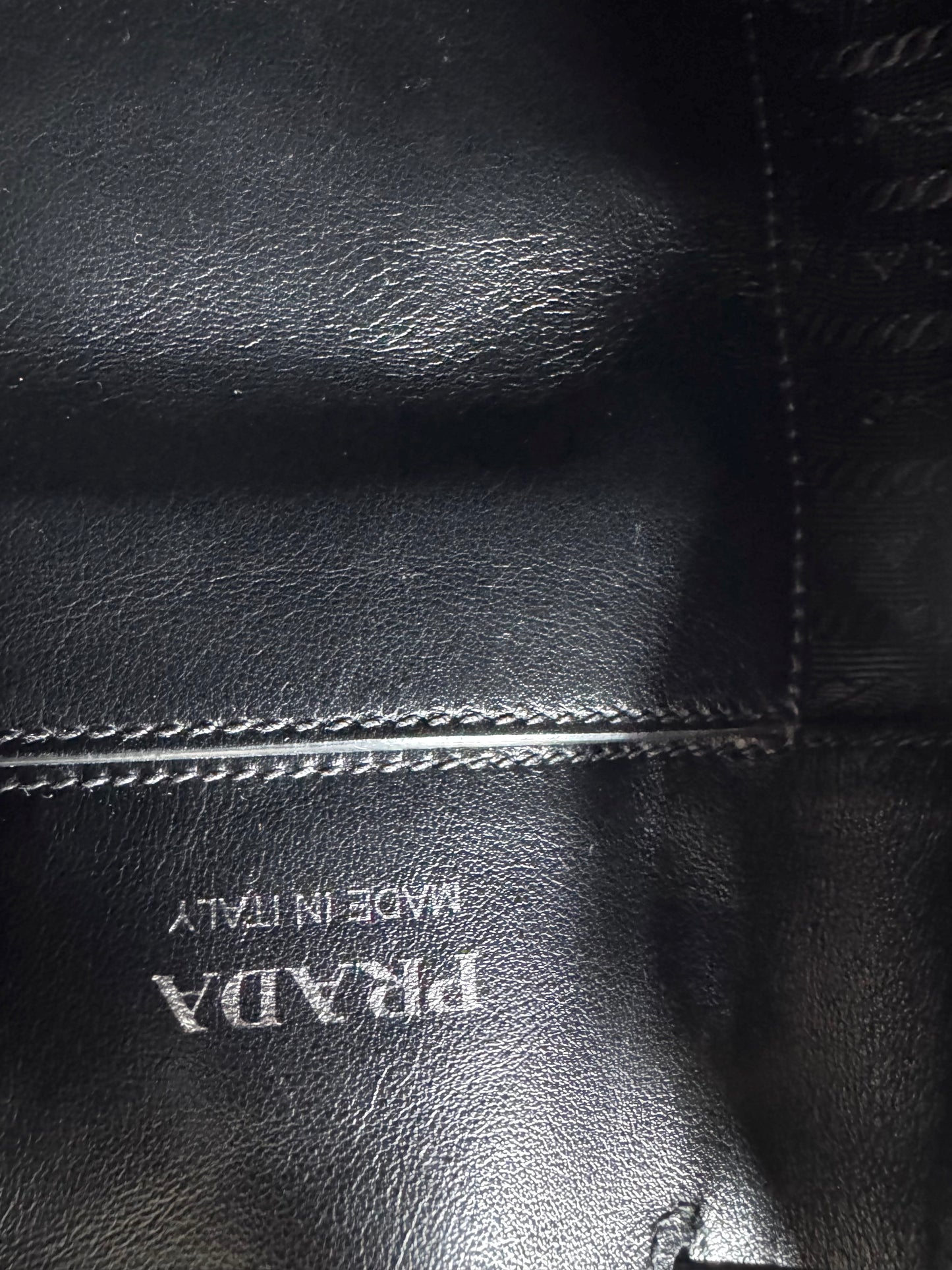 Prada Soft Calf Leather Bucket Bag