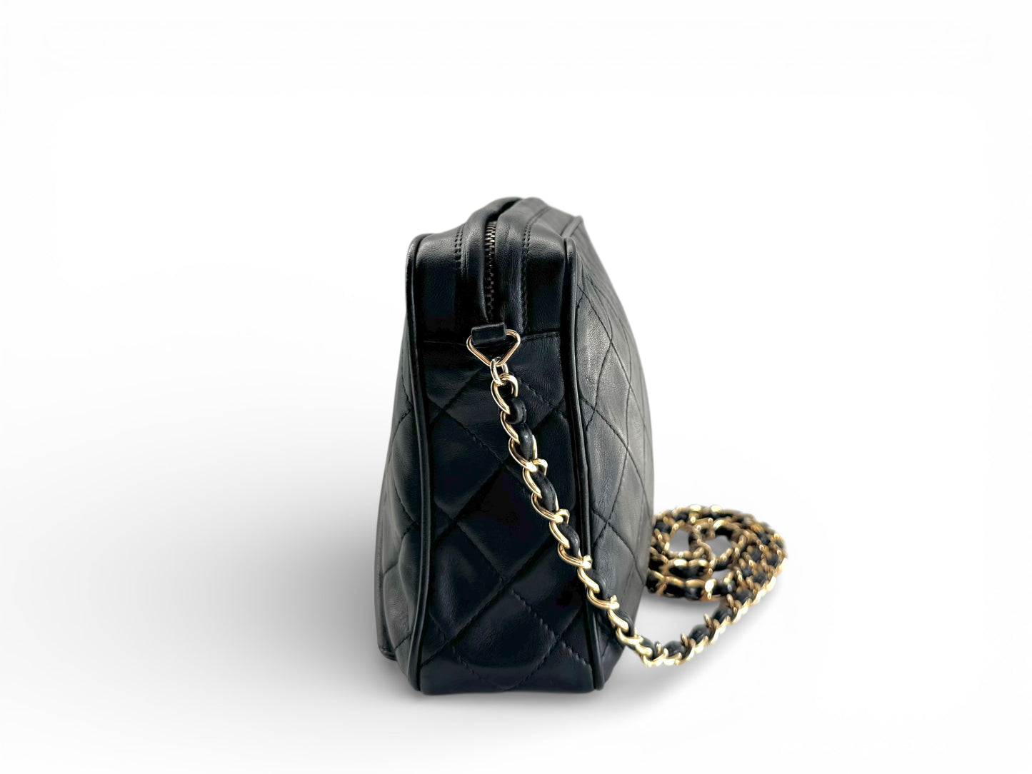 CHANEL CC Quilted Lambskin Camera Bag