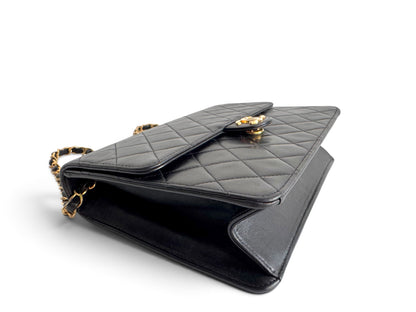 CHANEL Lambskin Quilted Timeless Single Flap