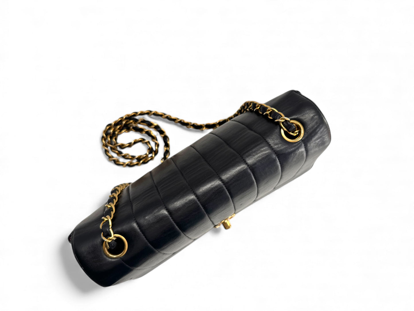 CHANEL Lambskin Vertical Flap Bag