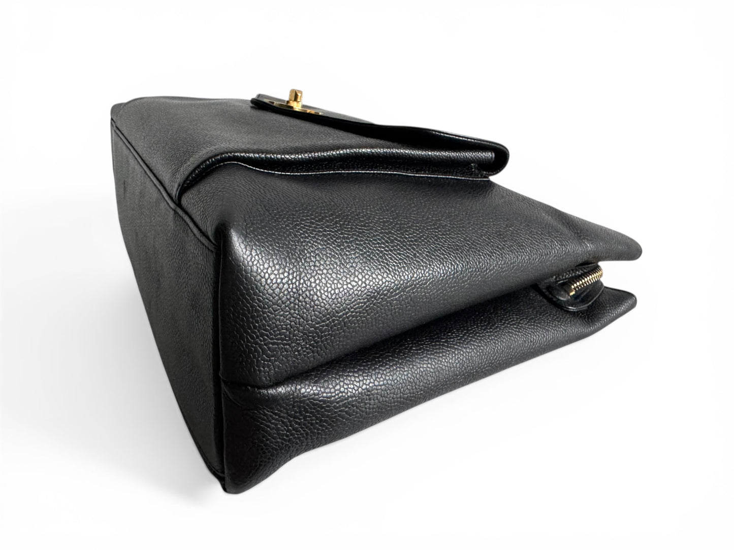 CHANEL Caviar Flap Shoulder Bag