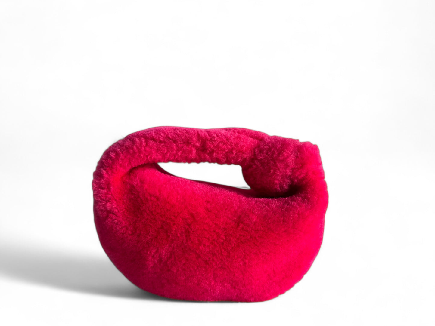 Bottega Veneta Jodie Mini Faux Fur Pink