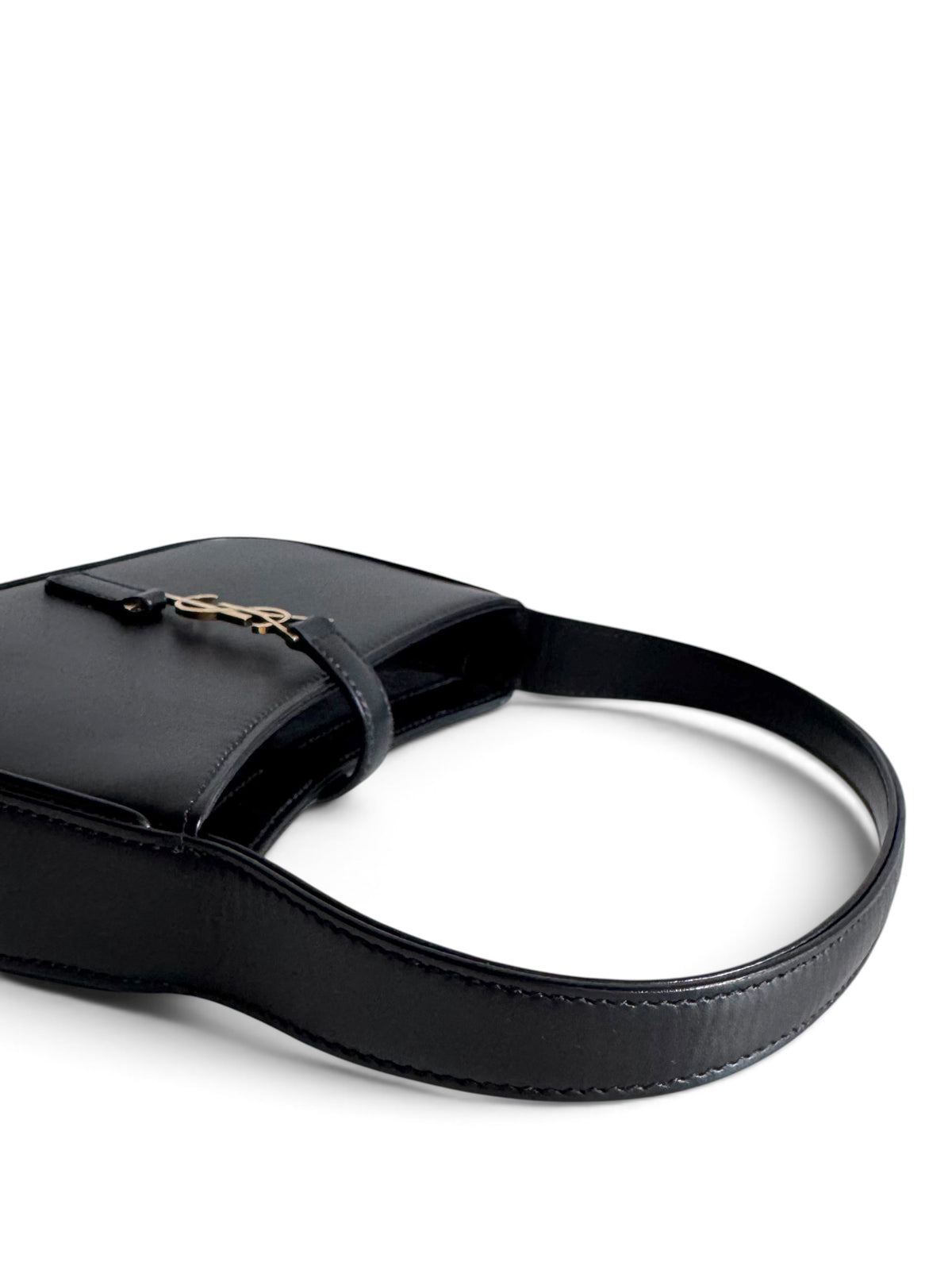 SAINT LAURENT Smooth Calfskin Le 5 A 7 Mini Hobo Bag
