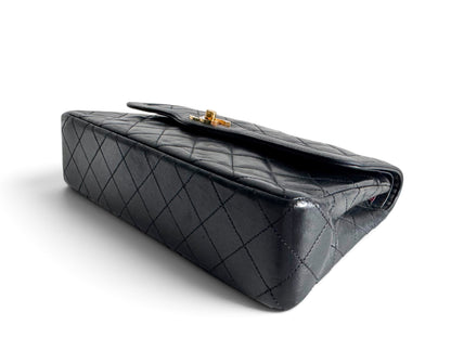 CHANEL Lambskin Quilted Medium Double Flap