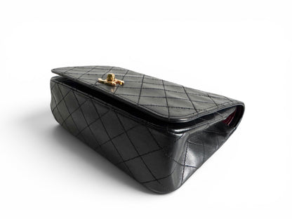 CHANEL Lambskin Quilted Small Single Flap