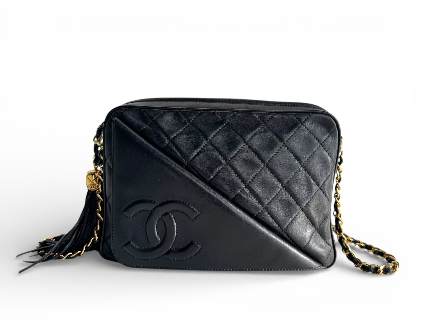 CHANEL CC Quilted Lambskin Camera Bag